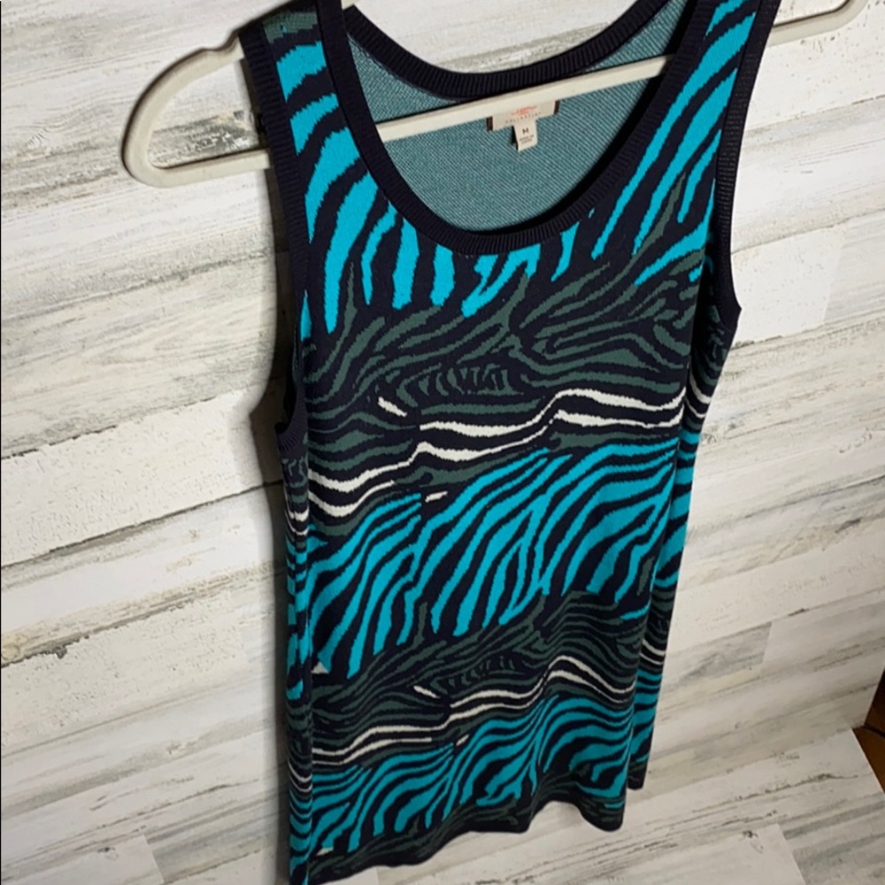 EUC BR Issa Collection Zebra Sweater Dress - Picture 5 of 14